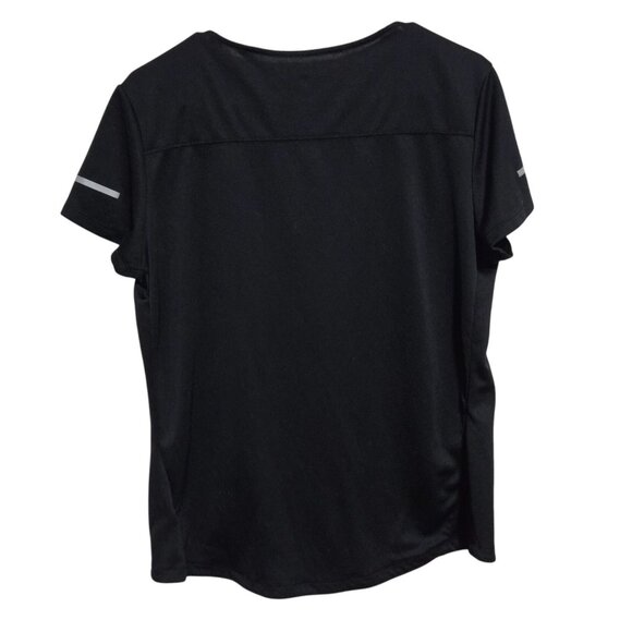 Adidas Black Climalite Shirt Womens Size XL Athletic Fitness Short Sleeve Top - Picture 2 of 3